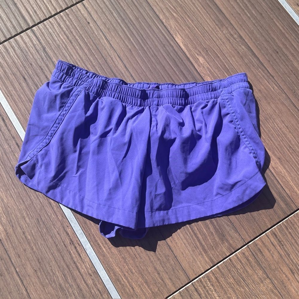 GapBodyFit Purple and Black Active Shorts | Size Small